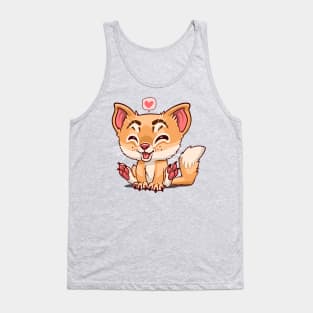 Foxy cat Tank Top